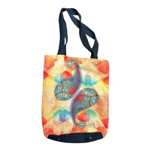 Vibrant Geometric Tote Bag